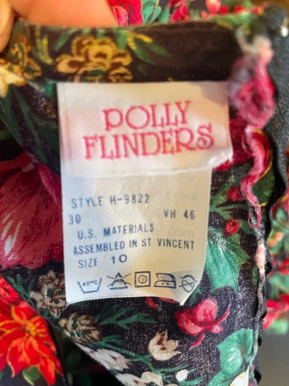 Polly Flinders Christmas dress girls size 10